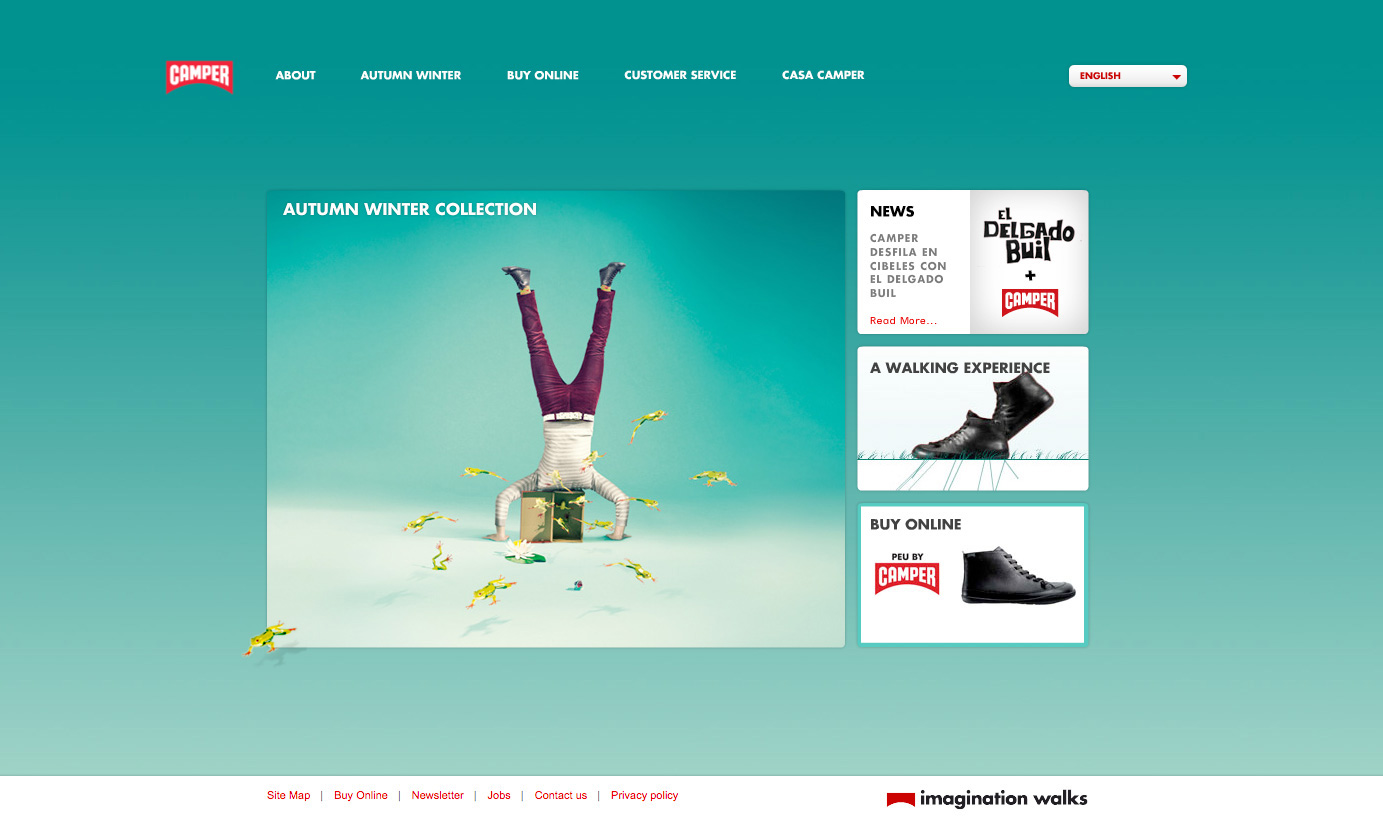 Camper AW09/SS10 Homepage