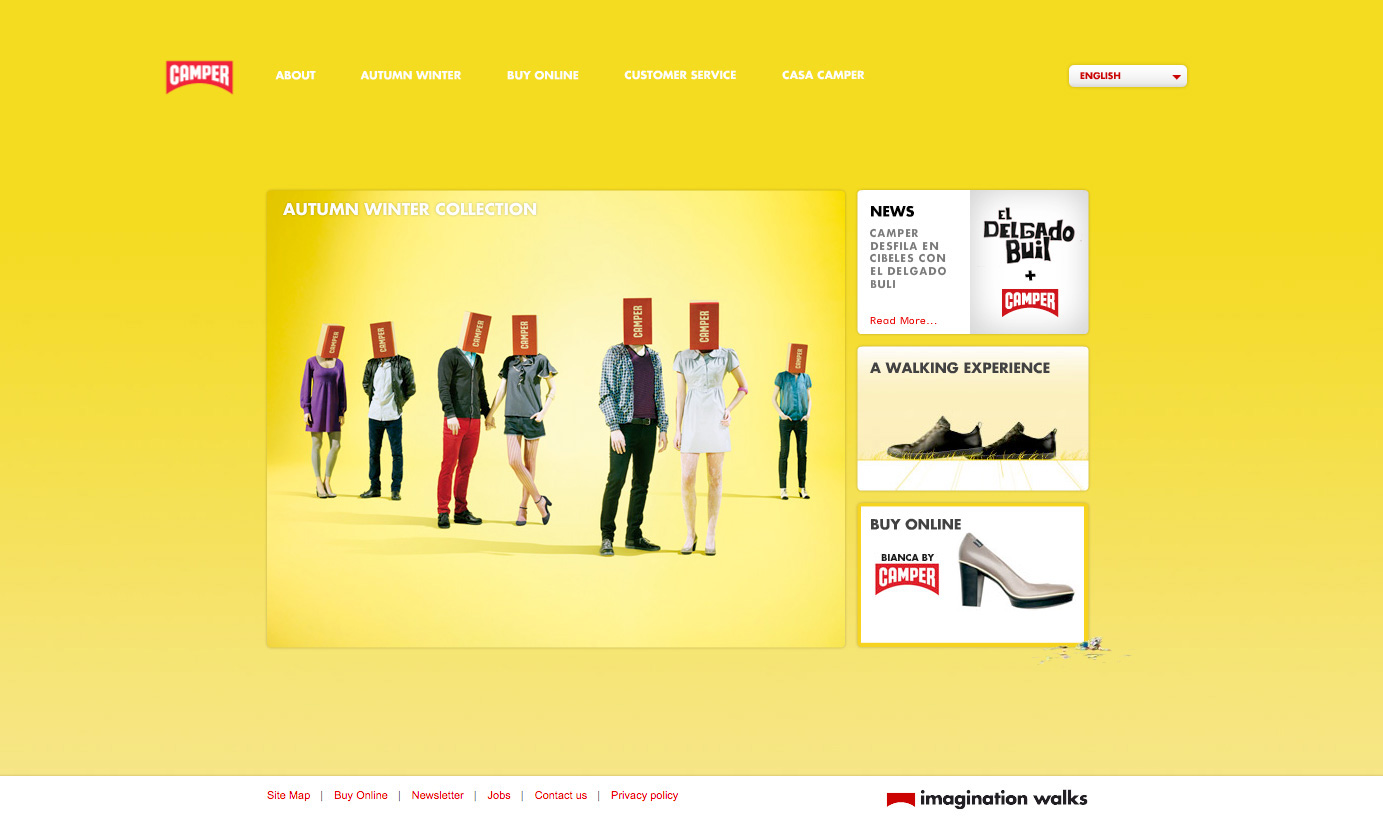 Camper AW09/SS10 Homepage