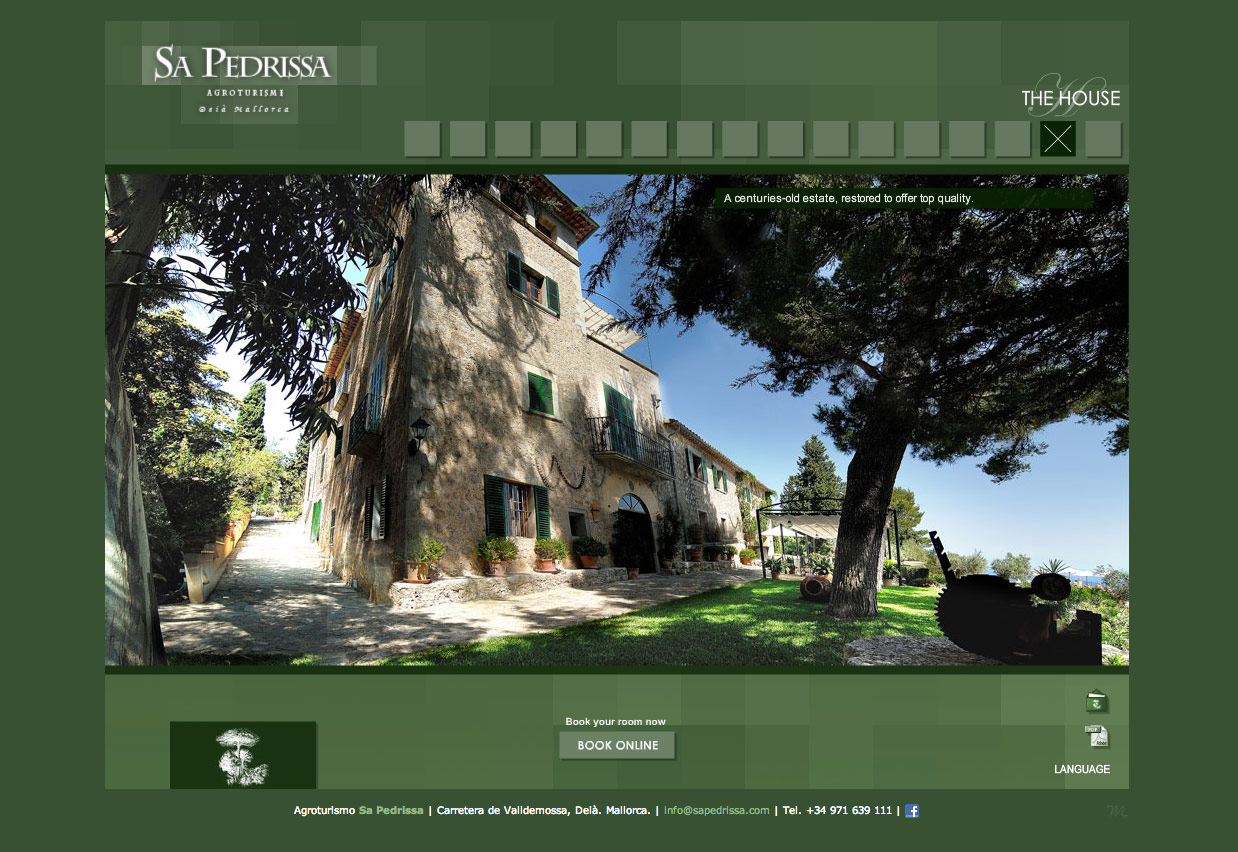 Sa Pedrissa Website